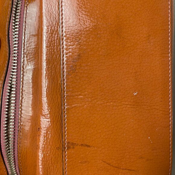 Charles David Orange Brown Hand Bag - Picture 9 of 10